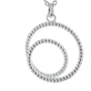 Triangel Anhänger Dots Silber hell