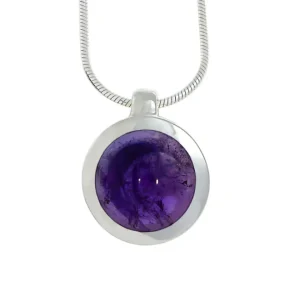 Triangel Anhänger si Amethyst 9 mm cab