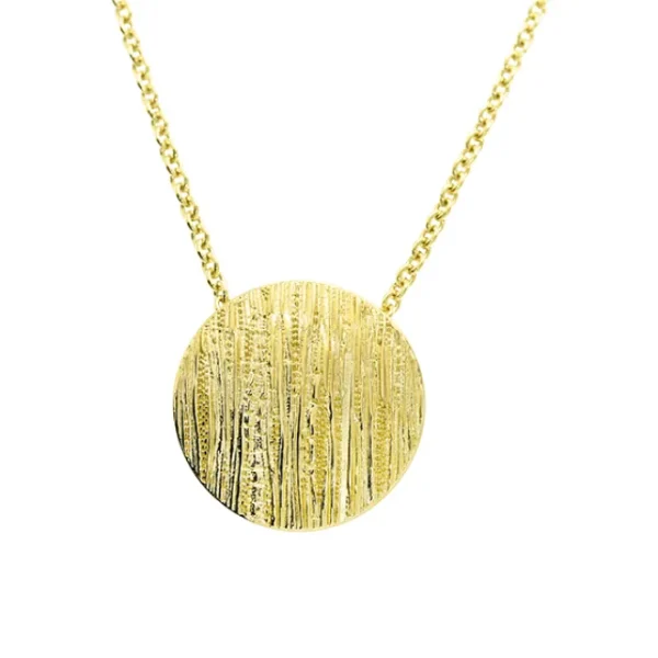 Triangel Anhänger Strandcores Silber Goldplattiert 13 mm