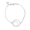 Triangel Armband Dots silber hell