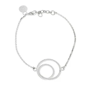 Triangel Armband Dots silber hell