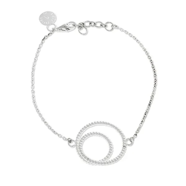 Triangel Armband Dots silber hell