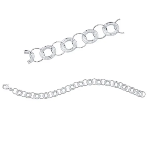Triangel Armband Silber 925 Crease Kreise