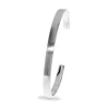 Triangel Armreif 5 mm breit Silber matt