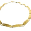Triangel Collier wings Strandcores si/goldplattiert