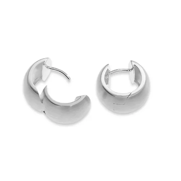 Triangel Creole mit Scharnier 18 x 11 mm rund