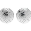 Triangel Ohrstecker Illusion 12 mm Silber hell