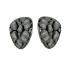 Triangel Ohrstecker Voronoi Silber-oxydiert