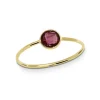 Triangel Ring Gold 585 pink Turmalin 4 mm fac