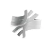 Triangel Ring Silber matt