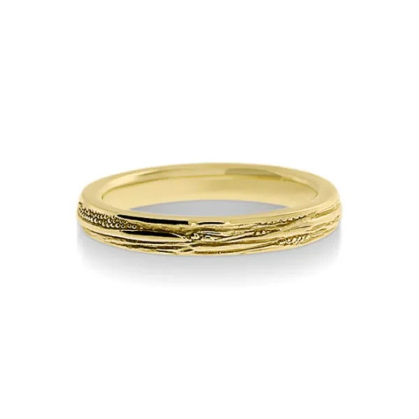 Triangel Ring Strandcores 3 mm 585 Gold