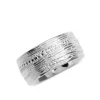 Triangel Ring Strandcores 10 mm Silber hell