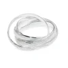 Triangel Ring Strandcores 5-fach Silber hell